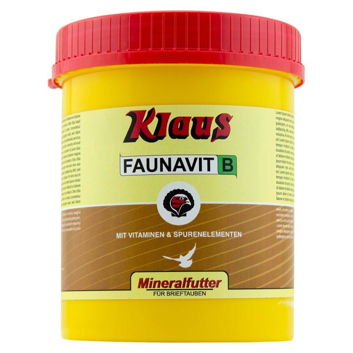 KLAUS Faunavit-B Futterkalk 1kg