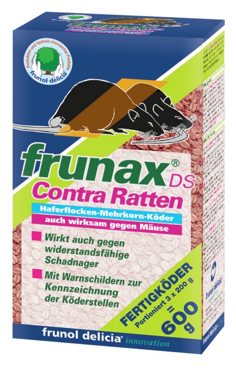 frunax DS Contra Rattenköder 3x200g