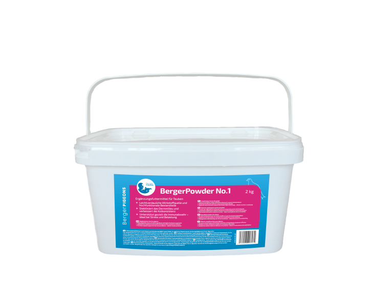 BergerPigeons BergerPowder No.1 2000g (Neu ab 22. Juli lieferbar)