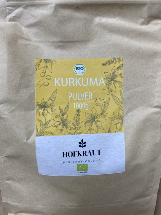 Kurkuma Pulver 1000g im Beutel