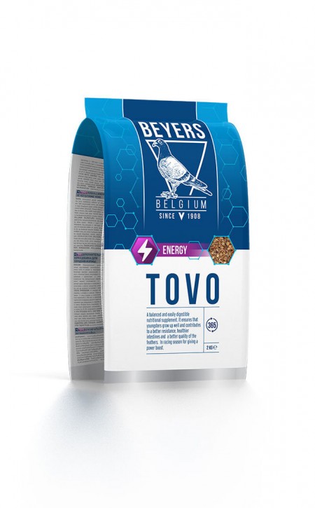 Tovo Original 2kg Kraft-und Aufzuchtfutter für Tauben