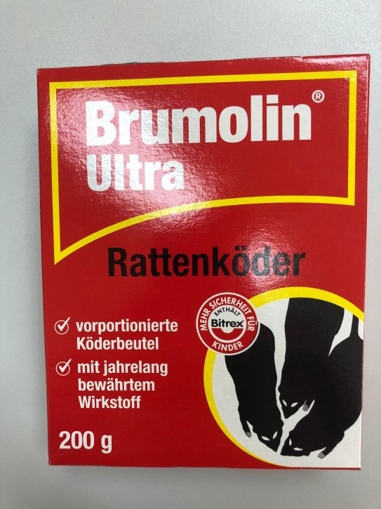 Brumolin Ultra 200g Rattenköder
