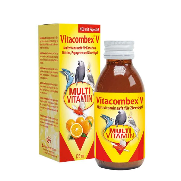 Quiko Vitacombex V 125ml (Multivitaminsaft) für Ziervögel