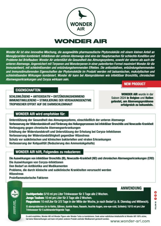 Wonder Air 1000ml NEW