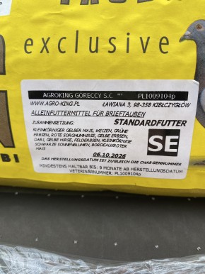 Agroking Taubenfutter Standard SE 25kg NEU