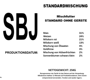 ELPOL Standard ohne Gerste 25kg