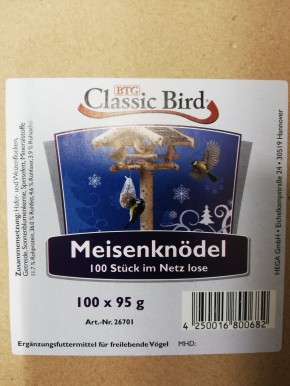 Meisenknödel 100x95g im Netz Classic Bird